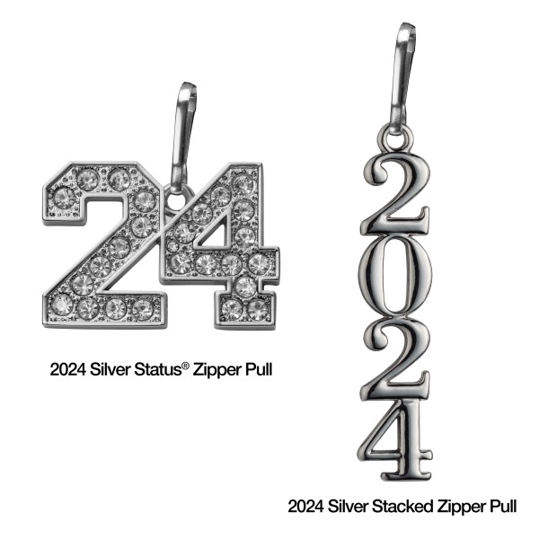 Silver Zipper Pull