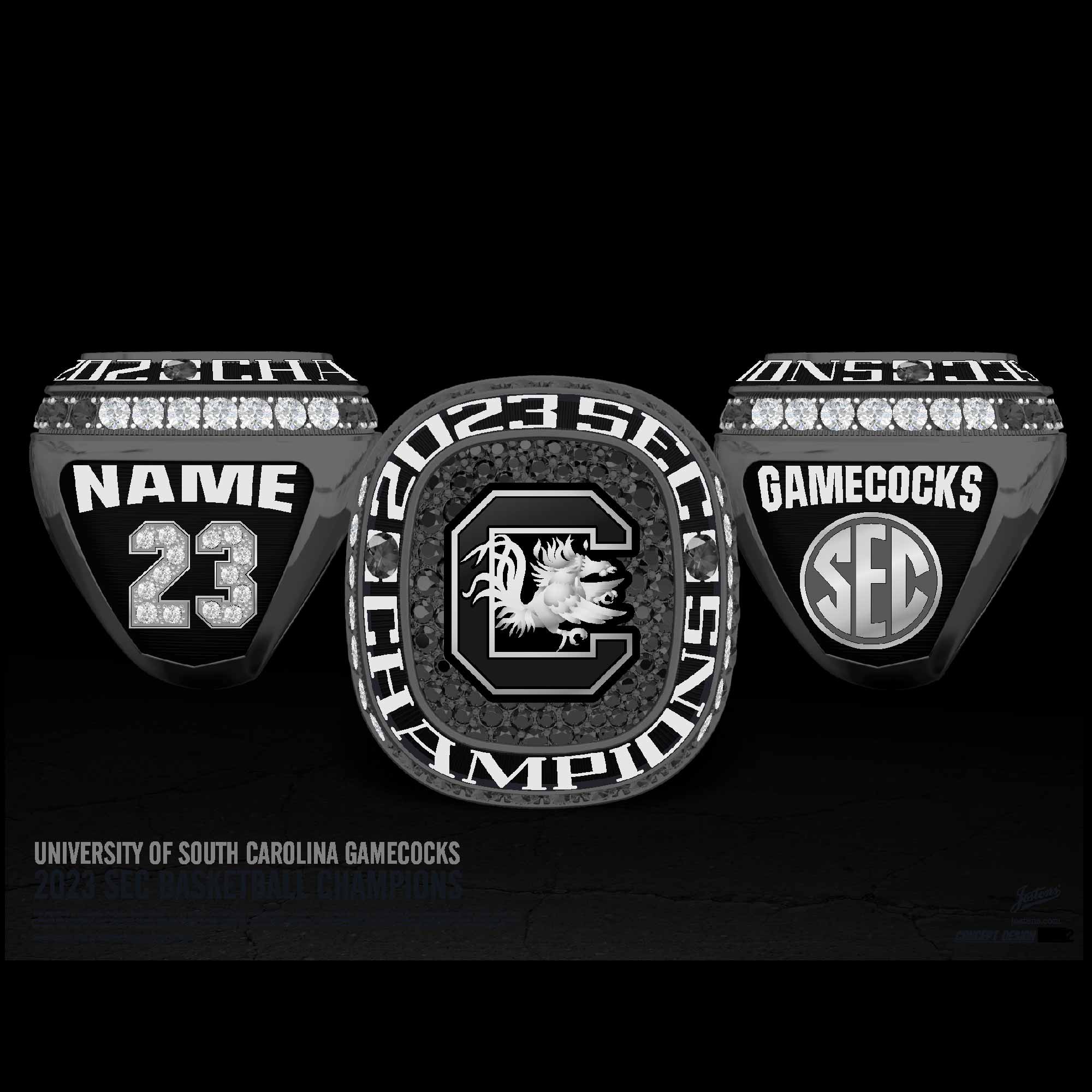 University of South Carolina Women's Basketball 2023 SEC Championship Ring