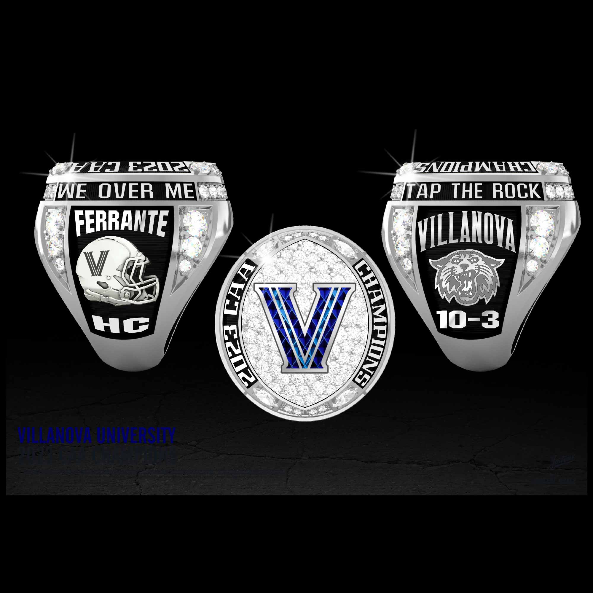 Villanova University Men's Football 2023 CAA Championship Ring