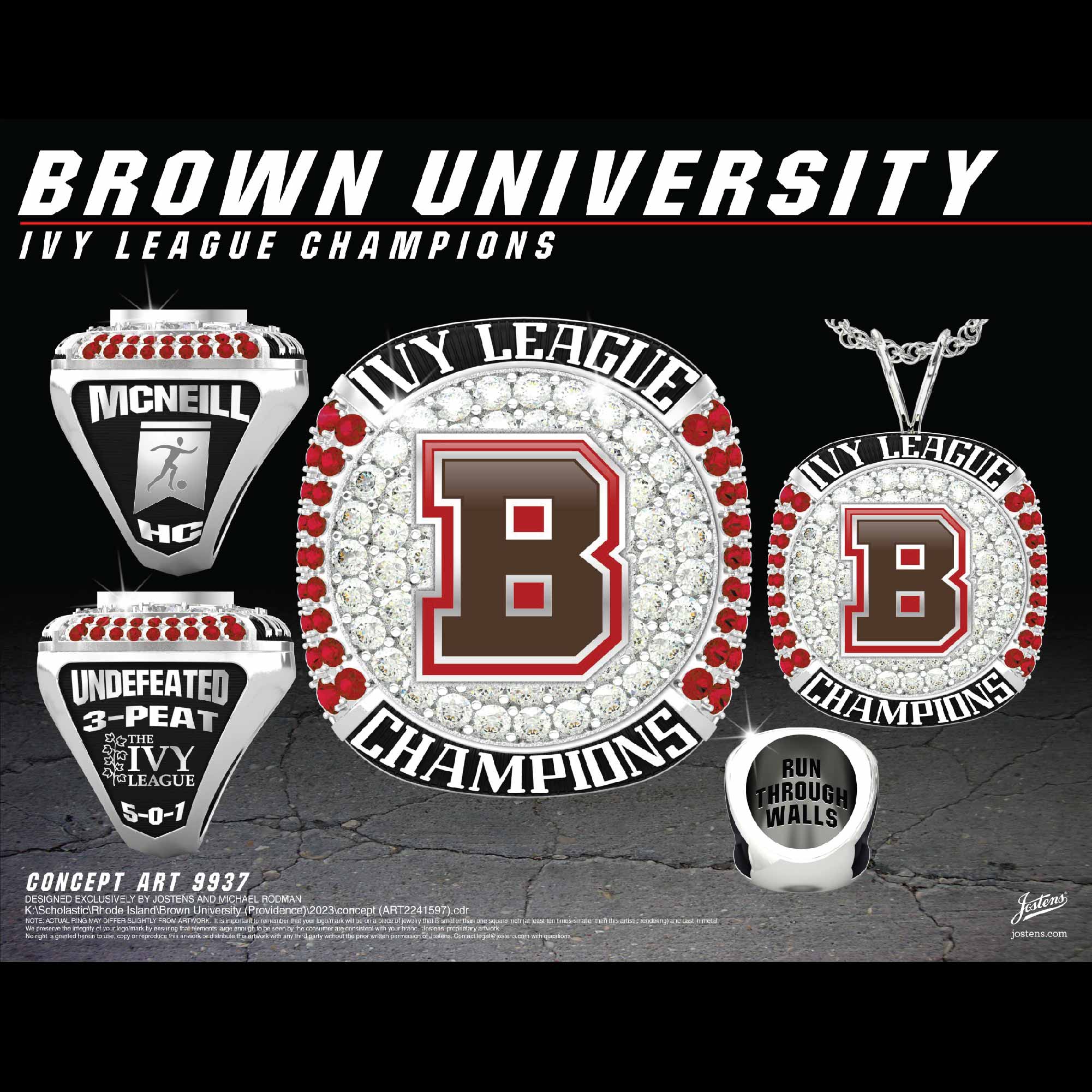 Brown University Women's Soccer 2022 Ivy League Championship Ring