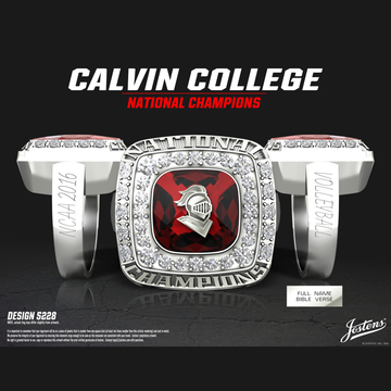 Calvin College Women's Volleyball 2016 National Championship Ring