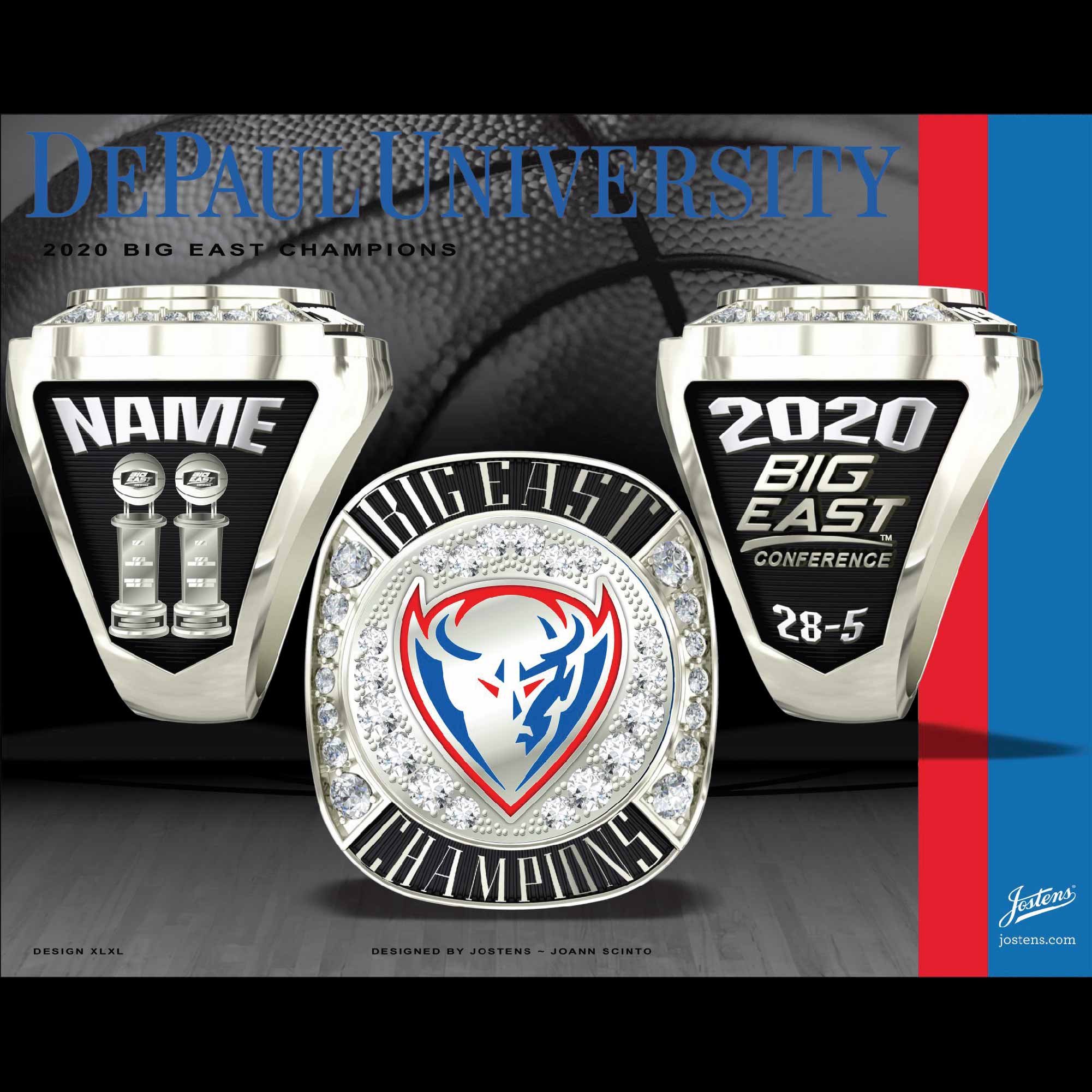 Depaul University Women's Basketball 2020 Big East Championship Ring