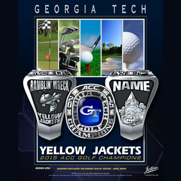 Georgia Tech Men's Golf 2015 ACC Championship Ring