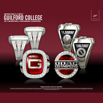 Guilford College Women's Basketball 2017 ODAC Championship Ring