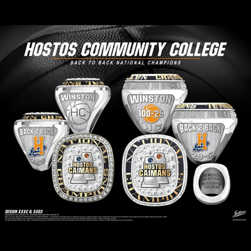 Hostos Community College Women's Basketball 2019 National Championship Ring