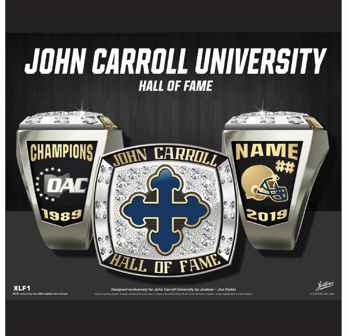 John Carroll University Hall of Fame  Championship Ring