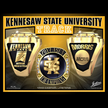 Kennesaw State University Men's Track & Field 2017 ASUN Championship Ring