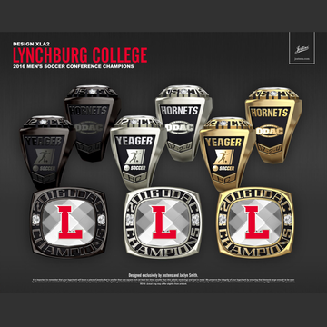 Lynchburg College Men's Soccer 2016 ODAC Championship Ring