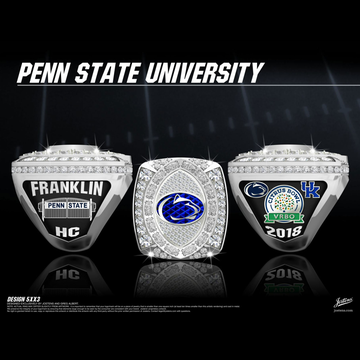 Penn State University Men's Football 2018 Citrus Bowl Championship Ring