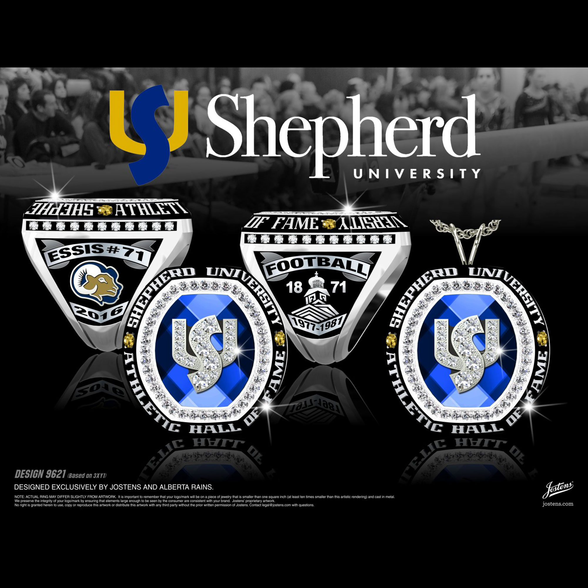 Shepherd University Hall of Fame Championship Ring