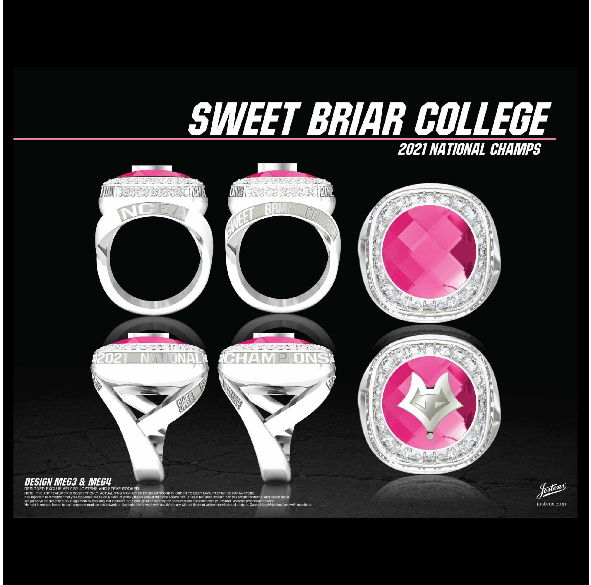 Sweet Briar College Women's Equestrian 2021 National Championship Ring