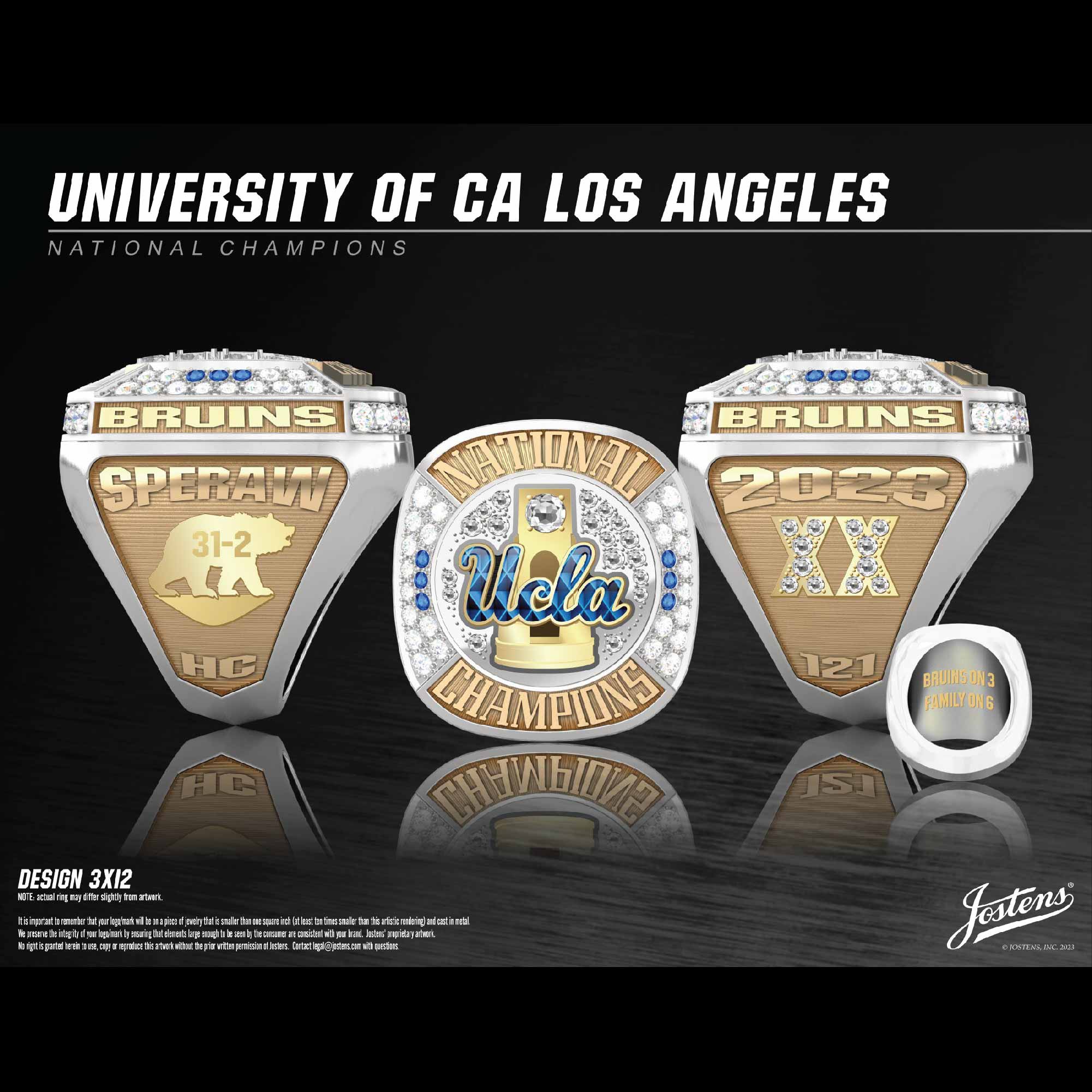 UCLA Men's Volleyball 2023 National Championship Ring
