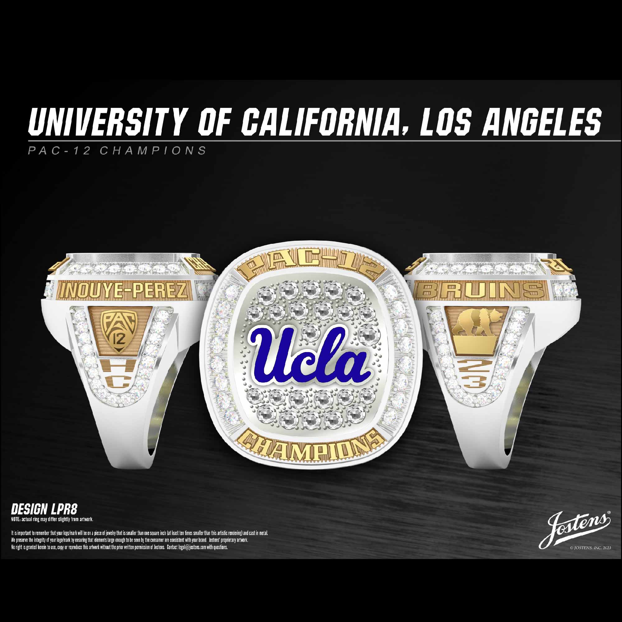 University of California Los Angeles Women's Softball 2023 Pac-12 Championship Ring