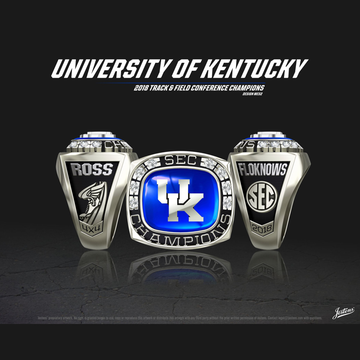 University of Kentucky Women's Track & Field 2018 SEC Championship Ring