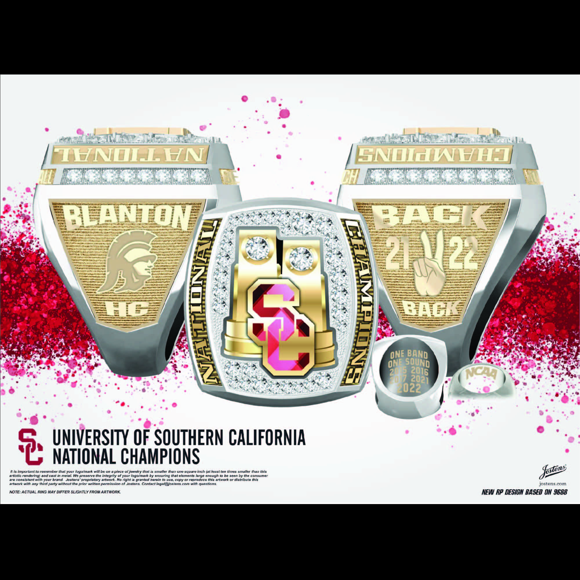 University of Southern California Women's Beach Volleyball 2022 National Championship Ring