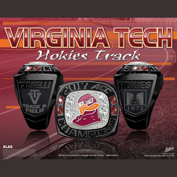 Virginia Tech Men's Track & Field 2017 ACC Championship Ring