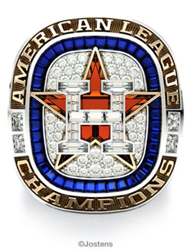 Houston Astros Championship Ring front view