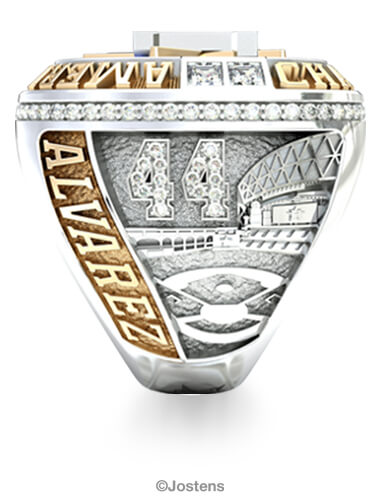 Houston Astros Championship Ring left side view