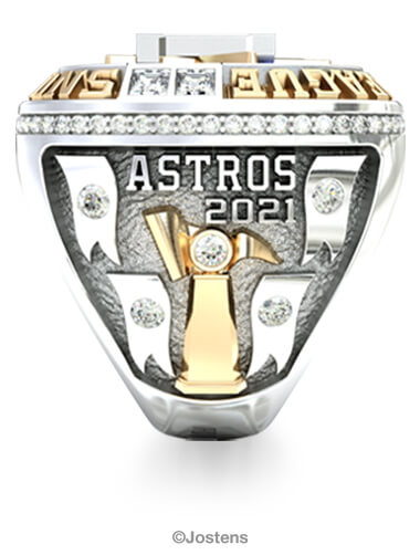 Houston Astros Championship Ring right side view