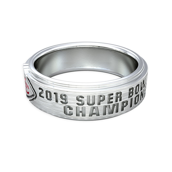 Kansas City Chiefs Fan Collection Championship Band Ring