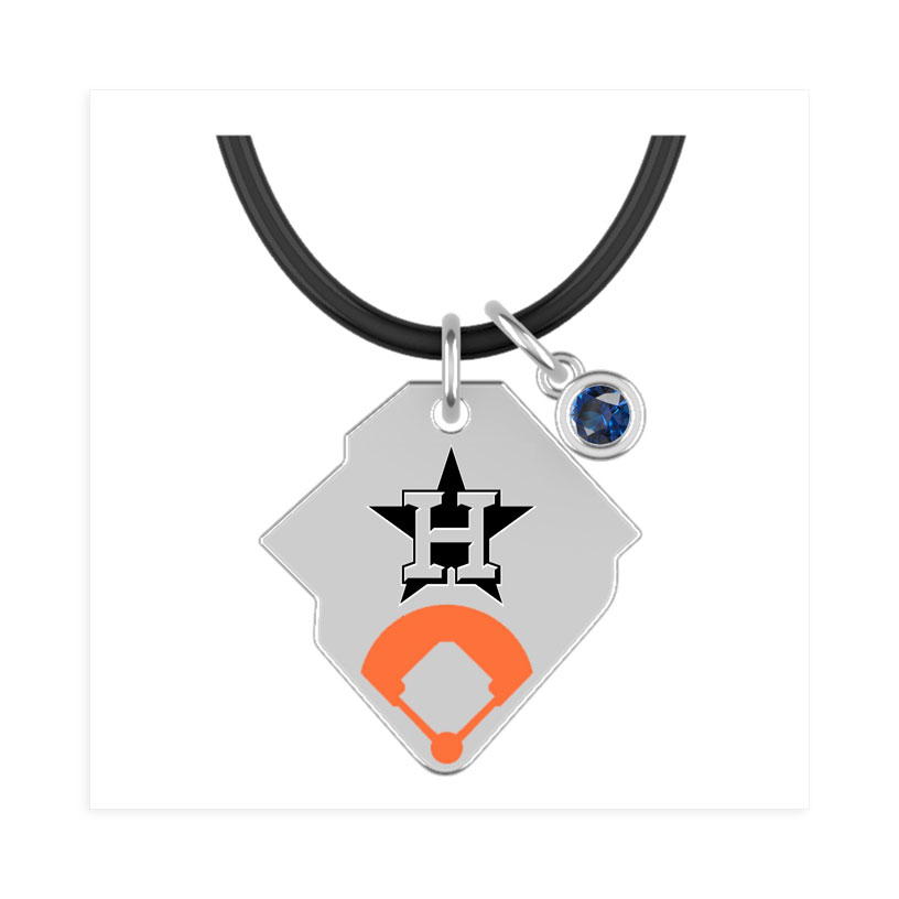 HOUSTON ASTROS FAN COLLECTION-Fan Collection-Astros Heart Dangle