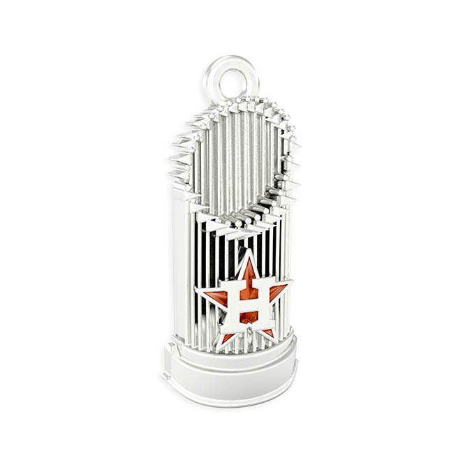 HOUSTON ASTROS FAN COLLECTION-Fan Collection-Trophy Charm Necklace