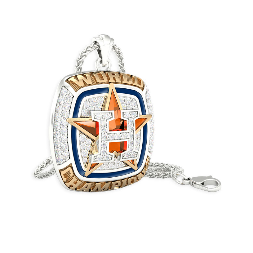 HOUSTON ASTROS FAN COLLECTION-Fan Collection-Elite Ring Top Pendant