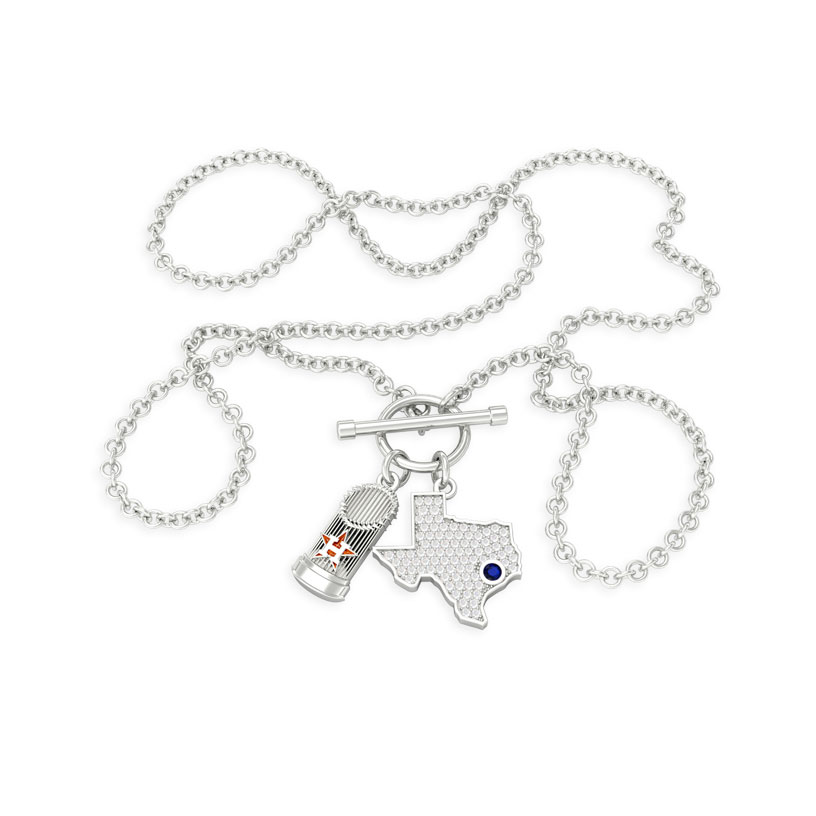 Houston Astros World Series Championship Pendant/Necklace (2022) - Pre –  Foxfans Ring Shop