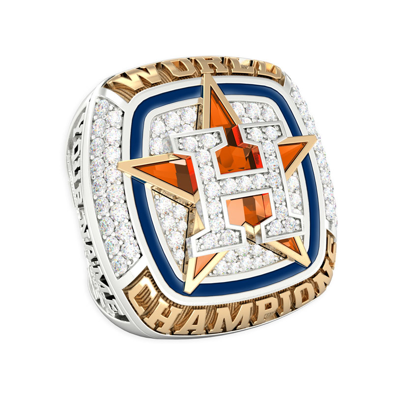 HOUSTON ASTROS FAN COLLECTION-Fan Collection-Championship Ring Paperweight