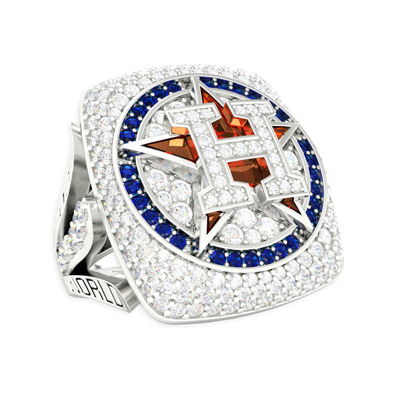 Orange and Blue Sapphires, White Diamonds Tell Story of Astros' AL