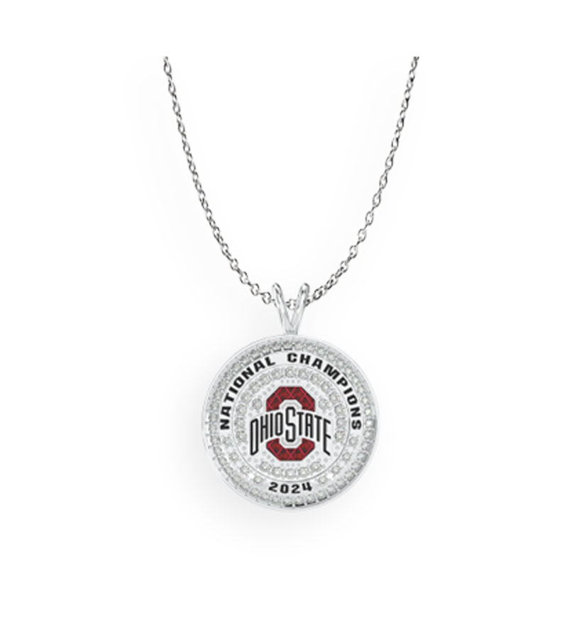 Ohio State Sheer Ice Eterntiy Pendant
