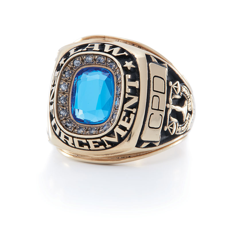 Hometown Heroes Custom Jewelry Collection Men's Hero Ring (006)