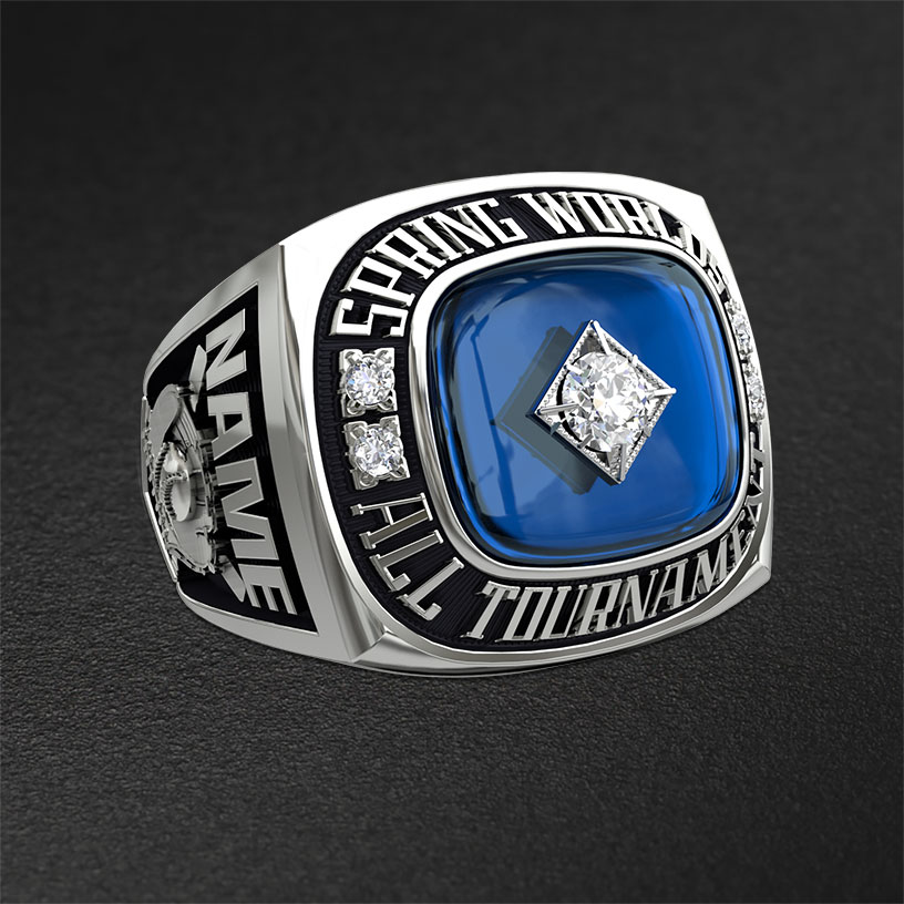 Senior Softball USA Jewelry Fan Collection - X-Large All Tournament Ring