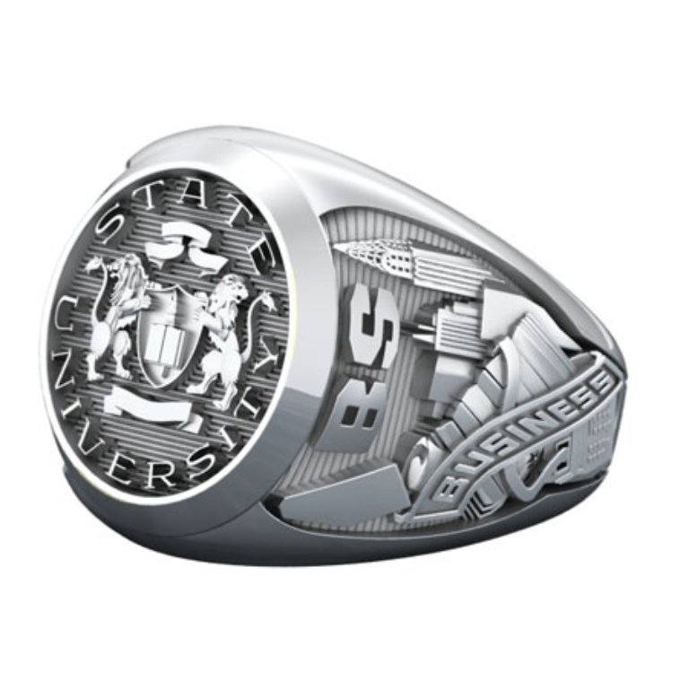 Men's college online class rings