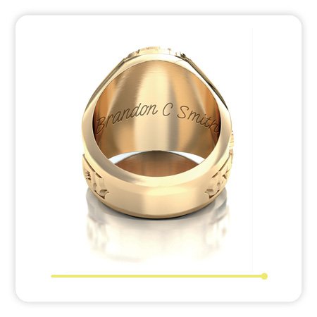 Add initials, a name, a date, a meaningful motto or your favorite quote — at no extra cost. Engraving options and character limitations vary by ring style.