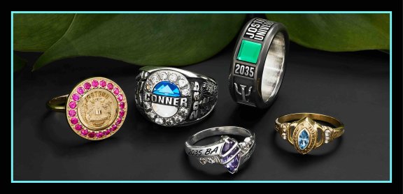 CUSTOM-CRAFTED COLLEGE JEWELRY
