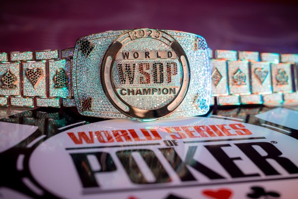 The 2023 WSOP championship bracelet is dripping in diamonds, thanks to Jostens