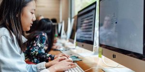 user editing a yearbook on a computer