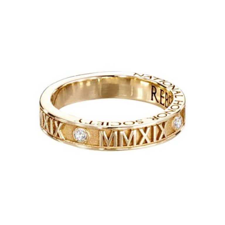 Gold ring roman numerals online