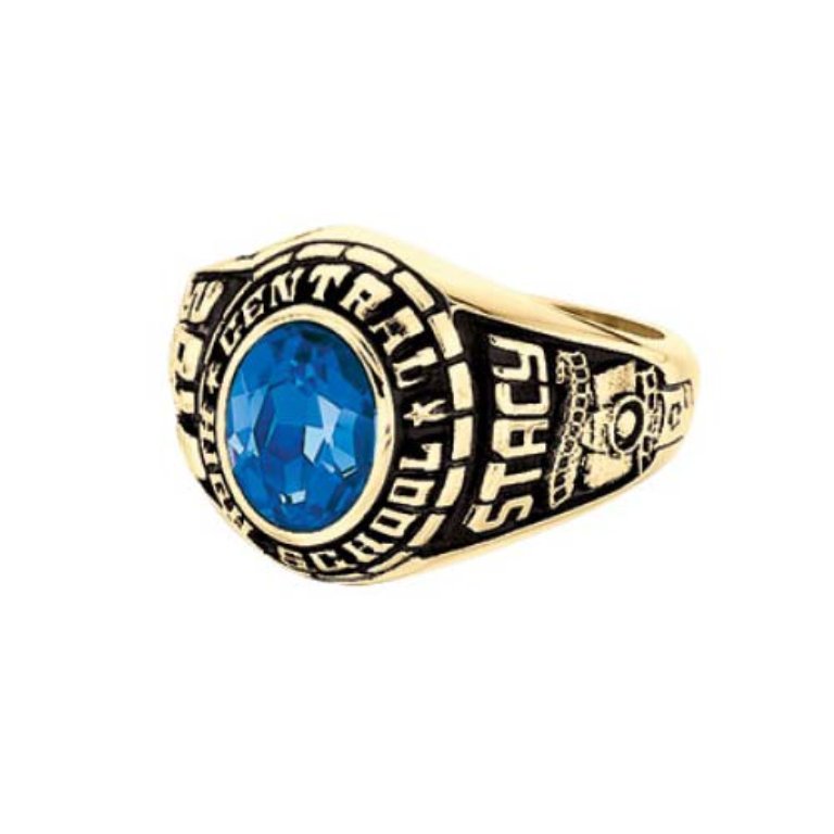 Roman numeral discount class ring