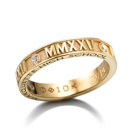 Small Roman Numeral w/Stone (L98), Top Seller