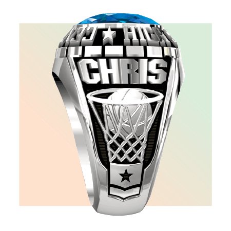Basketball in Hoop AX7