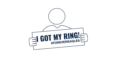 I got my ring banner and custom hashtag
