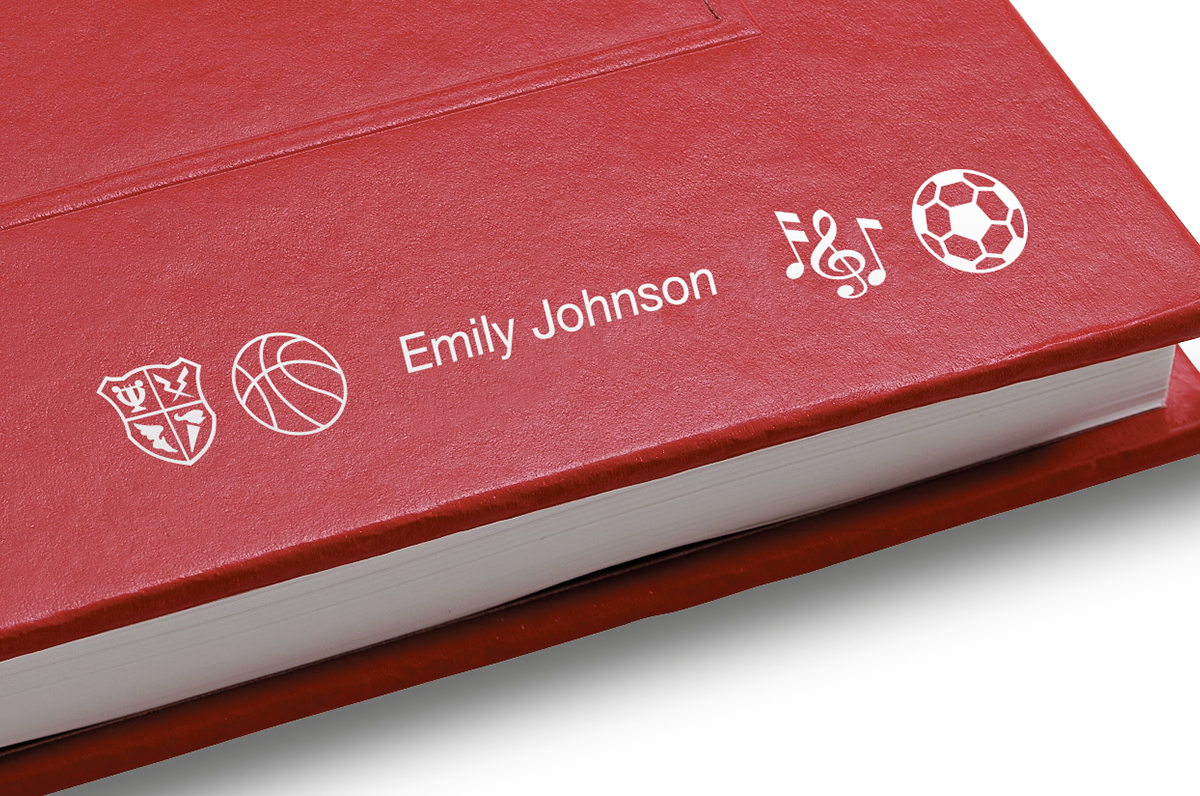yearbook-with-icons-and-and-name