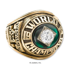 Jostens delivers Cleveland Indians American League Championship Ring